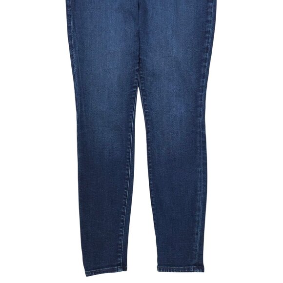 Loft Legging Jean Mid Rise Womens Size 29/8 Stretch Dark Wash Denim - Picture 10 of 15